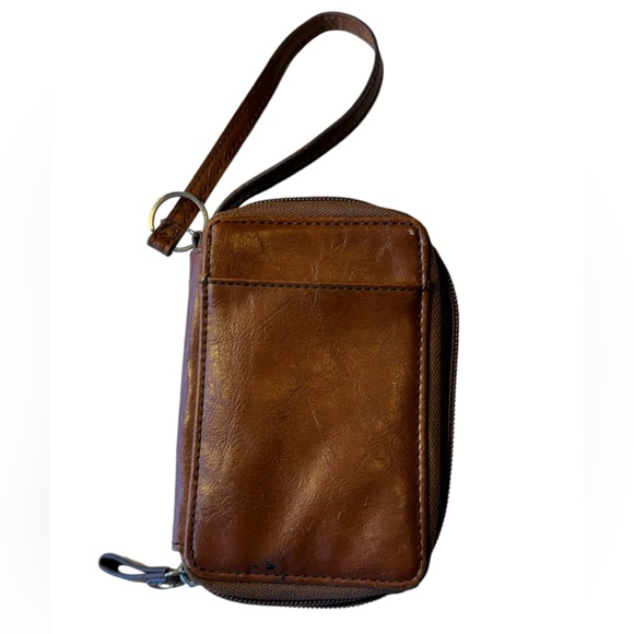 Relic Leather Zip Around Women’s Wristlet Wallet Cell Cigarette Box Case - Picture 2 of 6